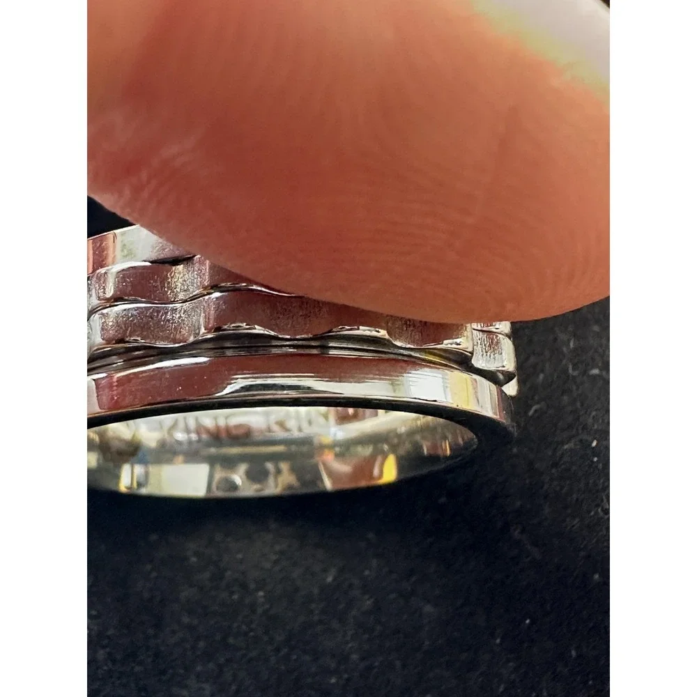 King Ring Spin‎ Gear Ring Titanium Steel Size 12 Fidget Spinner Band K12SL12 Box